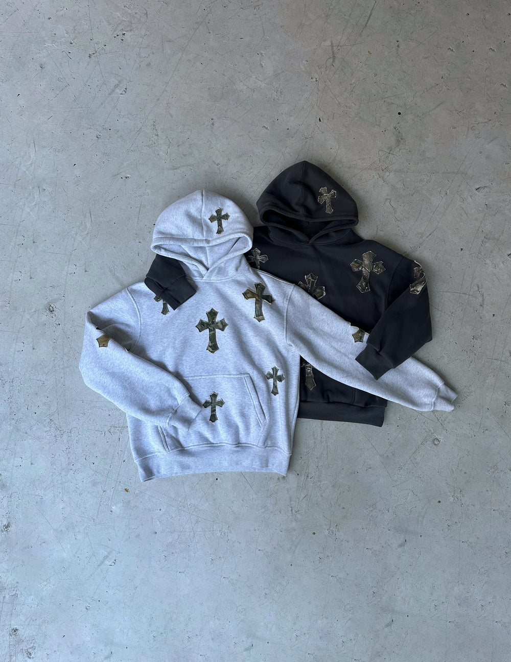 "CROSSED ME" SWEATSET (SWEATS NOT PICTURED)