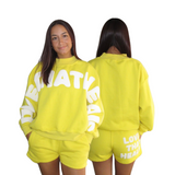 “LOVE THAT HEALS” SWEATSET