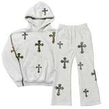 “CROSSED ME” SWEATSET