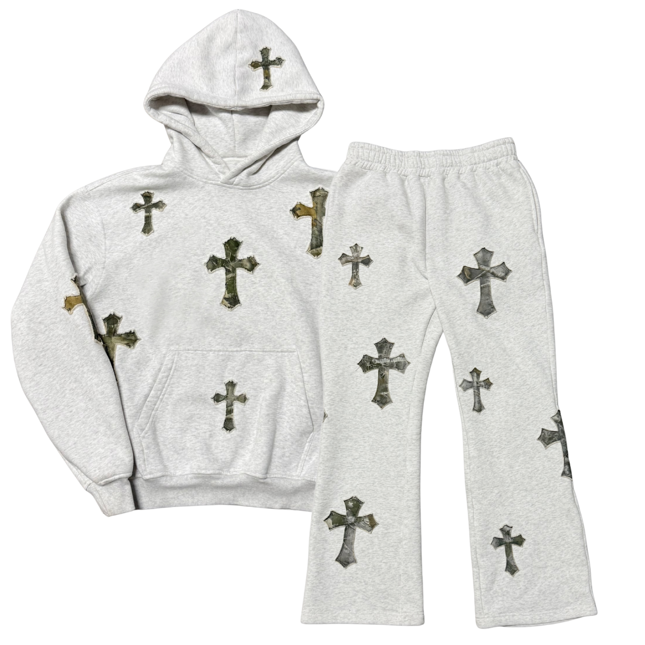 “CROSSED ME” SWEATSET